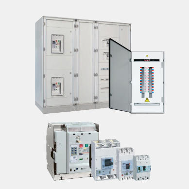 a range of various power distribution and protection products including cabinets and rcbs